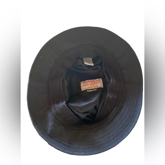 Vintage LL Bean x Harris Tweed Gore-tex Wool Woven Bucket Hat - Picture 3 of 4